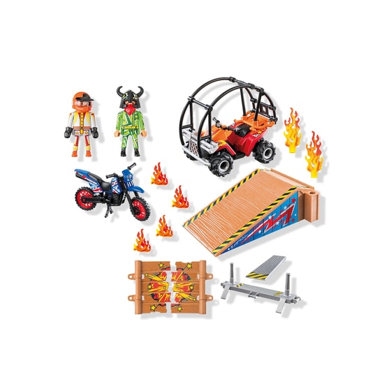 Playmobil Ακροβατικά με Γουρούνα και Μηχανή (71808) image 2