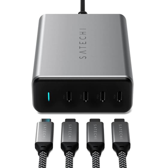 Satechi USB Type-C 4-Port PD GaN Charger - Γκρι image 2