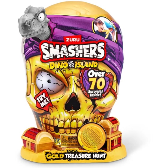 Zuru Smashers Dino Island S5 Gold Treasure Hunt (Διάφορα Σχέδια) image 0