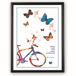 Κορνίζα Πλαστική (bd01) 20x30 cm - Μαύρη