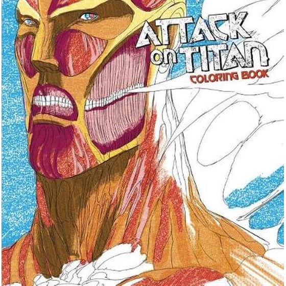 Attack on Titan Adult Coloring Book image 0