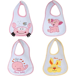 Σαλιάρες Sb Home Senses No.4 Pink (4 Τεμάχια)