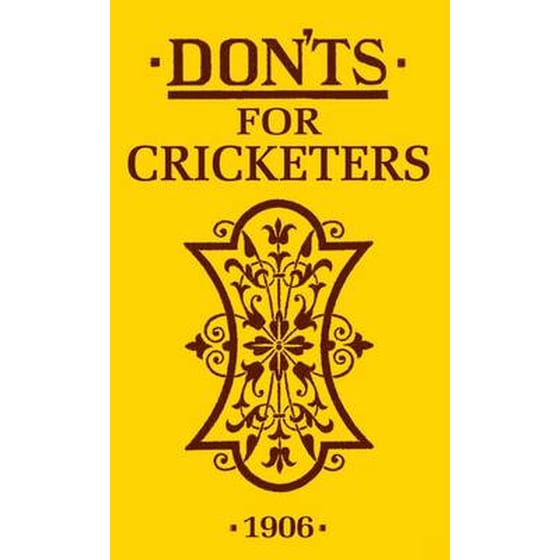 Don'ts for Cricketers image 0