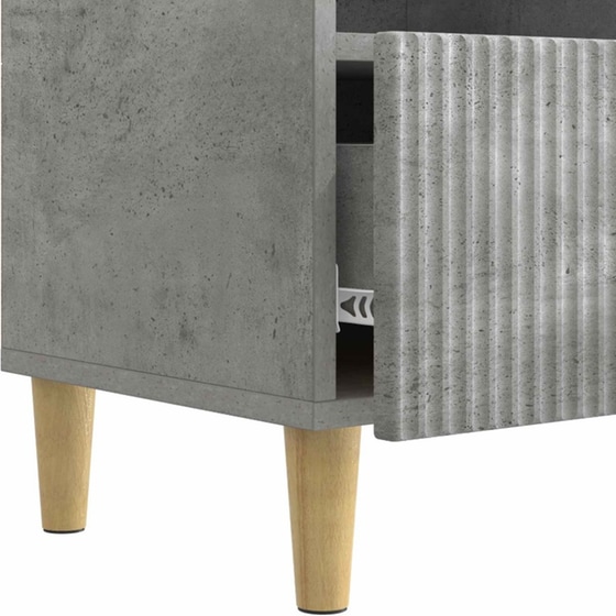 Έπιπλο Τηλεόρασης VidaXL 102x34.5x50 cm - Γκρι Σκυροδέματος image 5