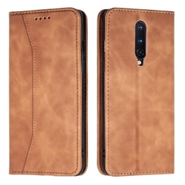 Θήκη Bodycell Pu Leather Book Oneplus 8​ - Brown