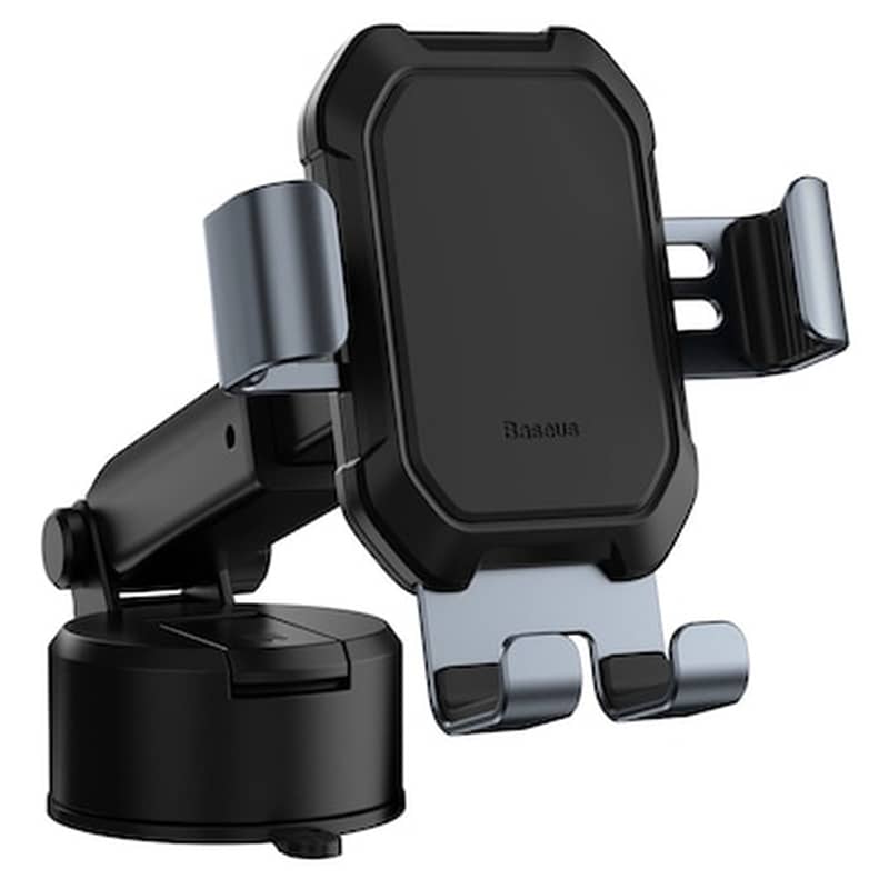 BASEUS Βάση Στήριξης Αυτοκινήτου Για Ταμπλό/Παρμπριζ Baseus Tank Gravity Με Βεντούζα - Μαύρο