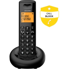Ασύρματο Τηλέφωνο Alcatel E260 EWE Solo - Μαύρο