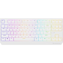 Genesis Thor 230 Gaming Μηχανικό Ενσύρματο USB Πληκτρολόγιο RGB Λευκό (US)