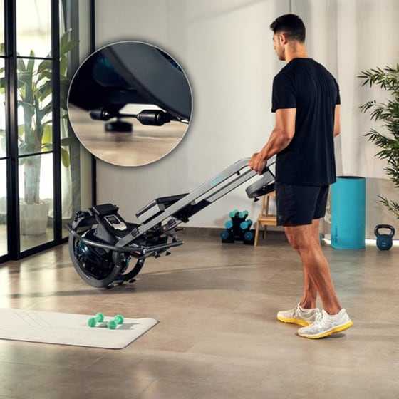Κωπηλατική Νερού Cecotec Drumfit Rower 20000 Neptune CEC-07225 19x42x59cm - Μαύρη image 7
