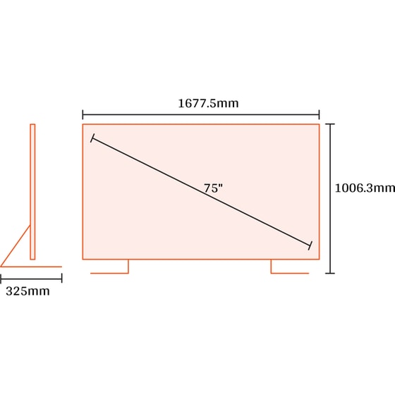 Samsung LED 75" 4K Smart Τηλεόραση 75DU7172 image 1