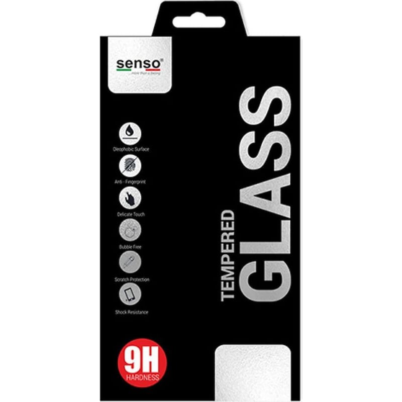 Προστατευτικό οθόνης Apple iPhone 16 Pro - Senso Tempered Glass Black