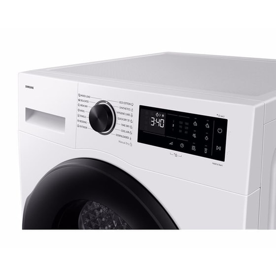SAMSUNG DV90DG52A0AELE 9 kg με Αντλία Θερμότητας Λευκό Στεγνωτήριο Ρούχων image 7