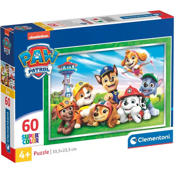 Παιδικό Παζλ Clementoni Super Color Nickelodeon Paw Patrol (60 Κομμάτια) image 0