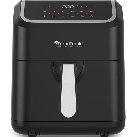 TURBOTRONIC TT-AF12D με Αποσπώμενο Κάδο 1600 W 5 L Μαύρο Φριτέζα Αέρος image 0