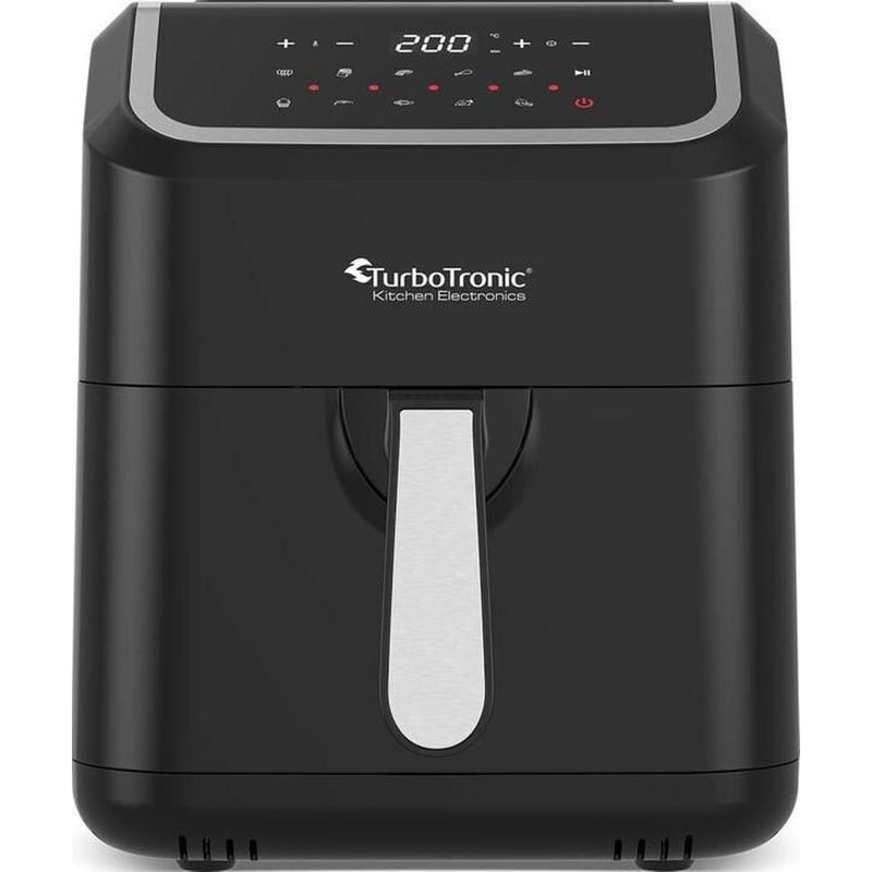 TURBOTRONIC TT-AF12D με Αποσπώμενο Κάδο 1600 W 5 L Μαύρο Φριτέζα Αέρος