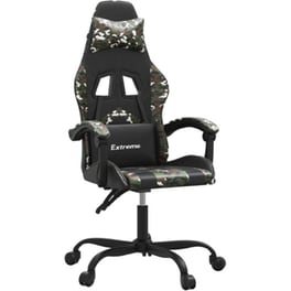 Καρέκλα Gaming VIDAXL 3143901 από Τεχνητό Δέρμα - Μαύρο