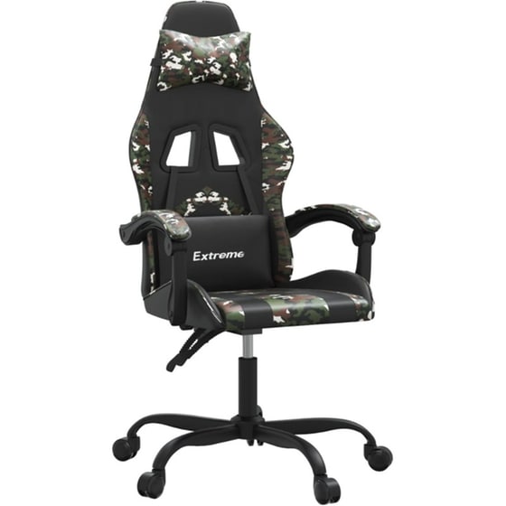 Καρέκλα Gaming VIDAXL 3143901 από Τεχνητό Δέρμα - Μαύρο image 0