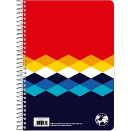Τετράδιο Σπιράλ GLOBUS A4 4 Θεμάτων Happy Notes (1 Τεμάχιο)