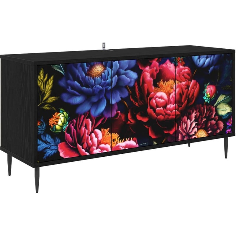 Έπιπλο Τηλεόρασης VidaXL KIEL 102 x 33 x 51 cm - Μαύρη Δρυς