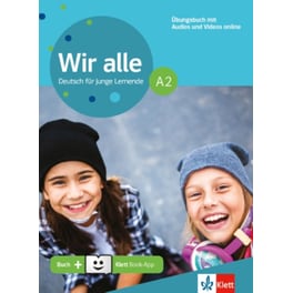 Wir Alle A2 Ubungsbuch mit Glossar (+ Online Audio + Klett Book-App)