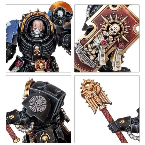 Space Marines: Chaplain In Terminator Armour Warhammer 40k GAMES WORKSHOP image 3