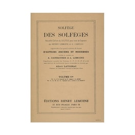 Solfege Des Solfeges, Vol.6b