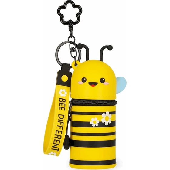 Κασετίνα Σιλικόνης Legami Mini Kawaii με Μπρελόκ Bee image 0