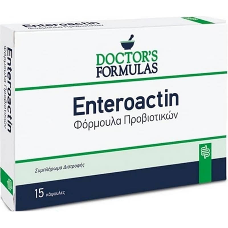 DOCTOR'S FORMULAS Προβιοτικό Doctors Formulas Enteroactin - 15 κάψουλες