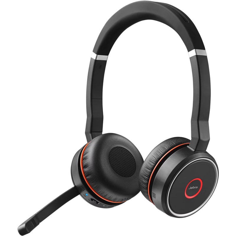 Jabra Evolve 75 SE Stereo Ασύρματα Ακουστικά – Μαύρα