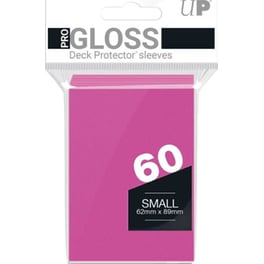 Ultra Pro Small Card Sleeves Gloss Bright Pink 60 Τμχ