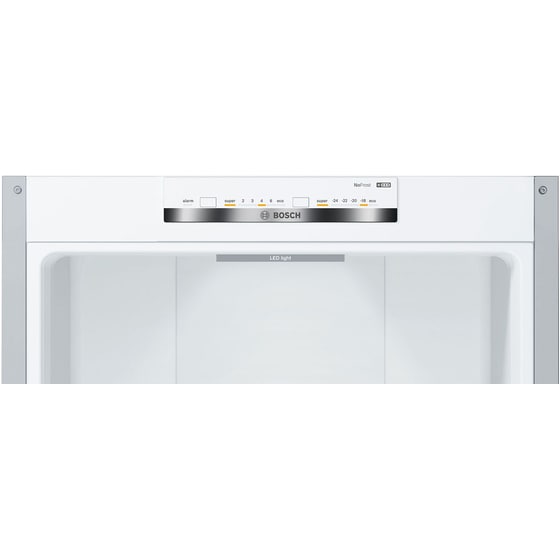 BOSCH KGN39VIEB Total No Frost 368 Lt Brushed Steel Ψυγειοκαταψύκτης image 3