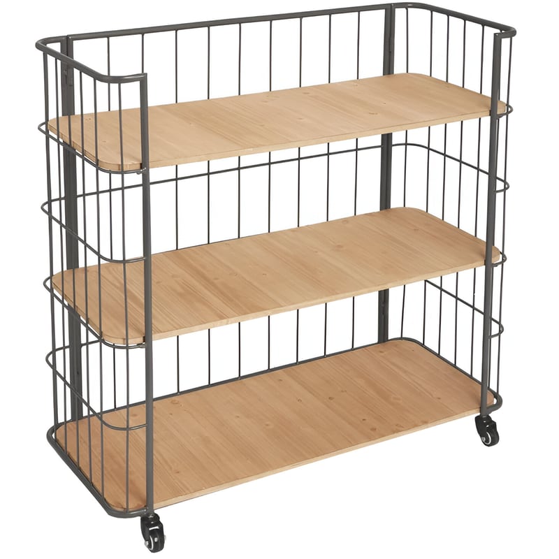 ARIA TRADE Ραφιέρα Aria Trade από Μέταλλο 92.5x39x89.5 cm - Φυσικό