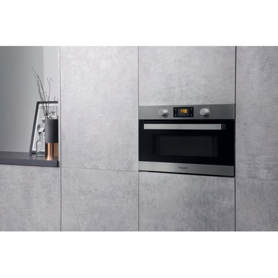 HOTPOINT MD 344 IX H Εντοιχισμένος Φούρνος Μικροκυμάτων με Grill 31 Lt - Inox image 6