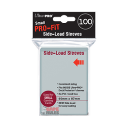 Ultra Pro - Fit Small Sleeves Side Load  (60x87) - 100c