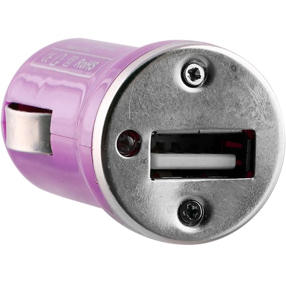 USB MINI VCU09 1200MA PURPLE ΦΟΡ/ΗΣ ΑΥΤΟ image 2