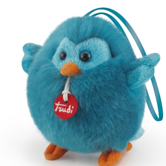 Λούτρινο TRUDI Charms Μπλε Πουλί (10cm) TUD29096 image 0