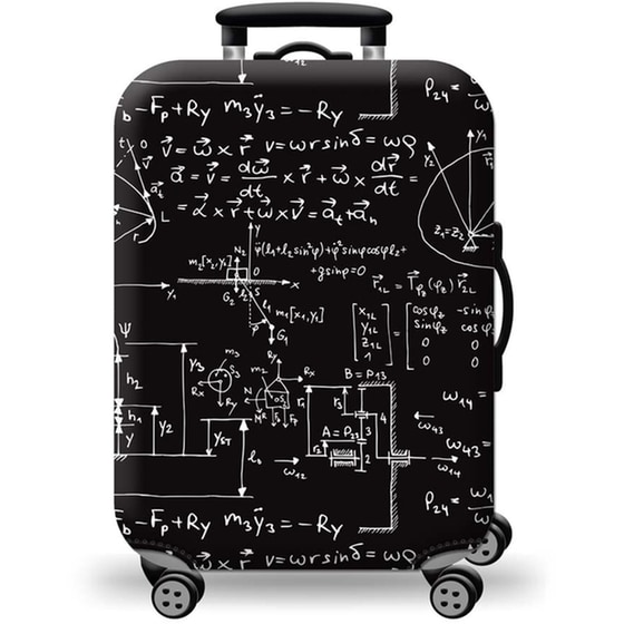 Κάλυμμα Βαλίτσας Amber Large Mathematics image 0