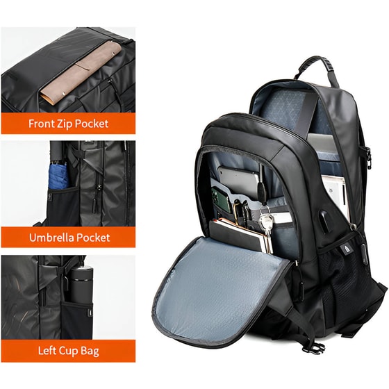 Τσάντα Laptop Arctic Hunter B00387 15.6" Αδιάβροχη - Μπλε image 1