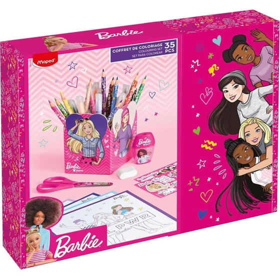 Σετ Ζωγραφικής Maped Barbie (35 Τεμάχια) image 1