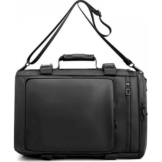 Τσάντα Πλάτης/ Ώμου Amber με Θήκη Laptop 15.6'' AΜ2013 21 lt - Μαύρο image 5