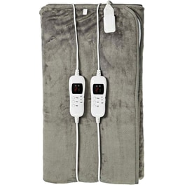 Ηλεκτρικό Υπόστρωμα NEDIS NEDIS PEBL130CWT2 Διπλό 160 x 140 cm Γκρι/Λευκό