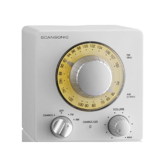 Φορητό Ράδιο Scansonic P2501 Λευκό image 1