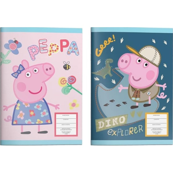 Τετράδιο Καρφίτσα Διακακης Αεβε Β5 Peppa Pig 40 Φύλλων (1 Τεμάχιο) image 0