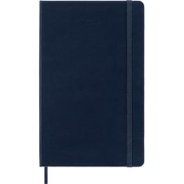 Ημερολόγιο Ημερήσιο Moleskine 2024 12M L Sap. Blue Σκληρό