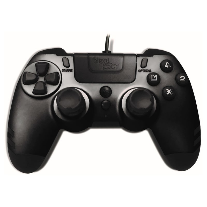 STEELPLAY Steelplay Metaltech PS4 Ενσύρματο Χειριστήριο - Ebony Black