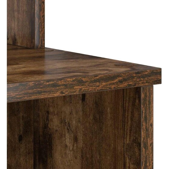 Γραφείο VidaXL από Επεξεργασμένο Ξύλο 120,5x44x88,5 cm - Καπνιστή Δρυς image 6