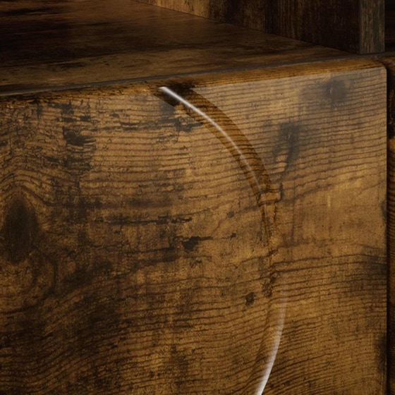 Βάση Τηλεόρασης VidaXL 90x34.5x40 cm - Καπνισμένο Ξύλο Δρυός image 6
