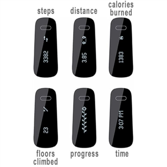 Fitbit One Wireless Activity + Sleep Tracker - Apple Gadget - Μαύρο image 4