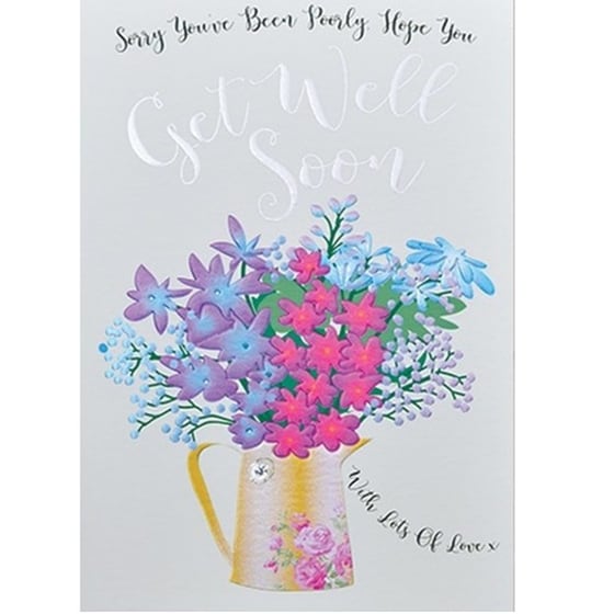 Ευχετήρια Κάρτα Περαστικά Λουλούδια Βάζο 12.5 x 17 cm image 0