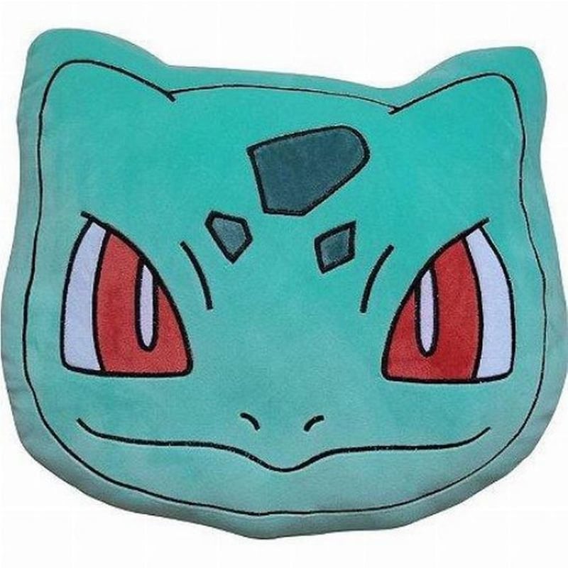 CHARACTER WORLD Μαξιλάρι Character World Pokemon - Bulbasaur 40x40 cm - Πράσινο